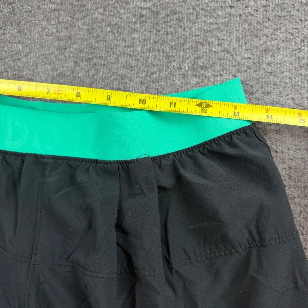 Nike Lacrosse Shorts Women's Small Black Green Dri-FIT Athletic Running Active